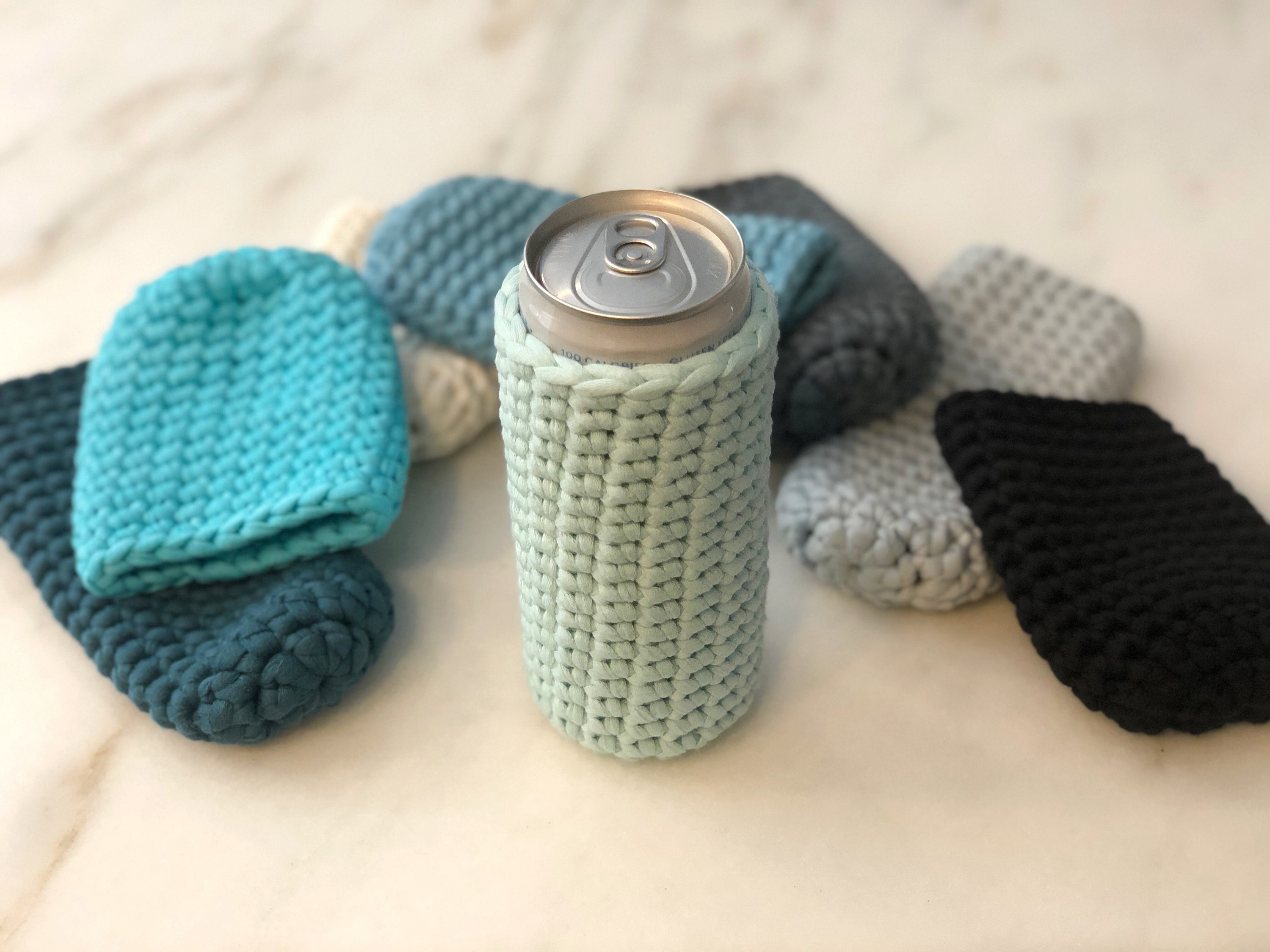 Crochet Can Koozie Crocheted Koozie Can Cozy Cosy Etsy