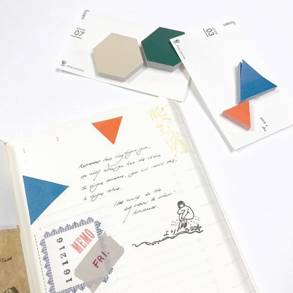 GEOMETRIC STICKY NOTES Drop Around x Classiky GEOMETRIC STICKY NOTES Drop Around x Classiky