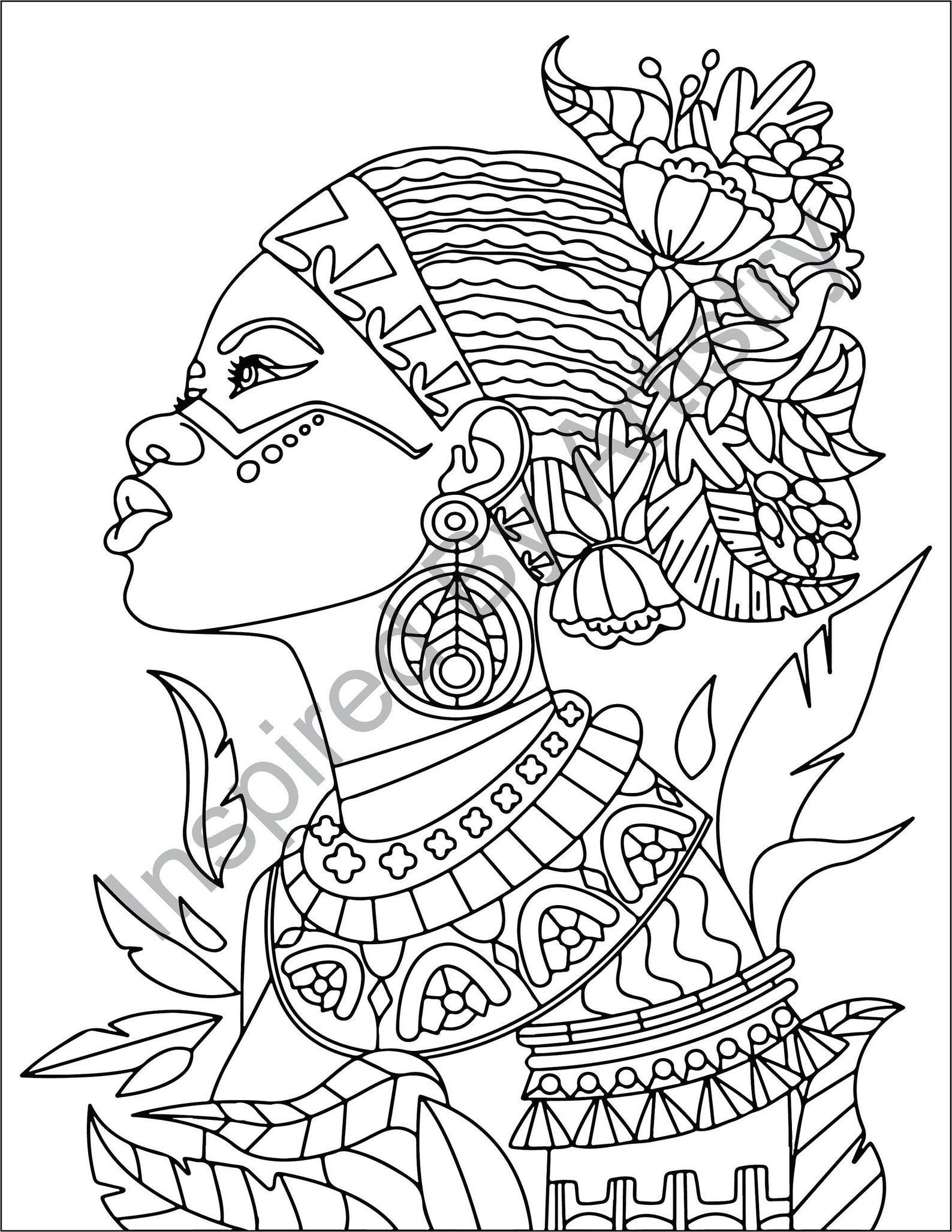 Black Girl Magic Coloring and Paint Booklet Etsy España
