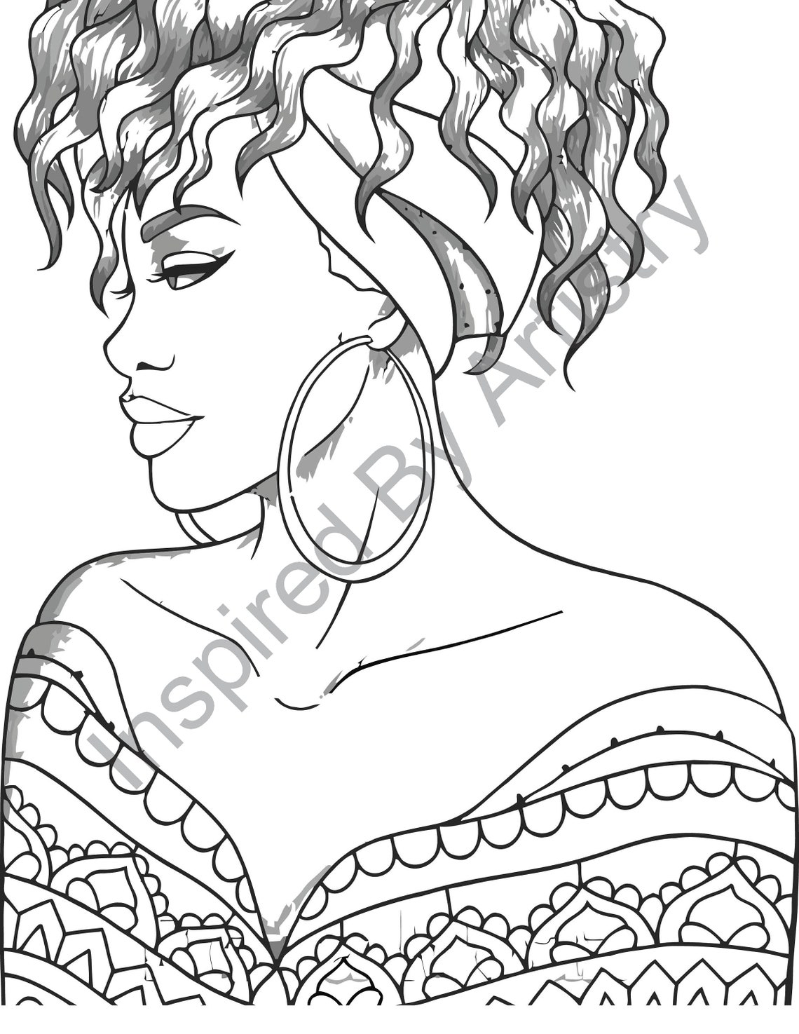 Black Girl Magic Coloring Coloring Pages Black Girl Magic Coloring Coloring Pages