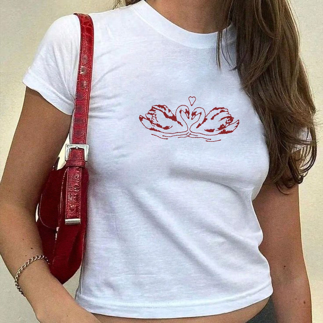 Vintage 2000’s white baby tee