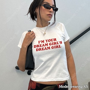 I&#39;m your dream girl Baby Tee, Y2K Baby Tee, Rabbit Baby Tee, Midwest Princess Baby Tee, 2000s baby tee, Graphic Y2K Baby Tee Women