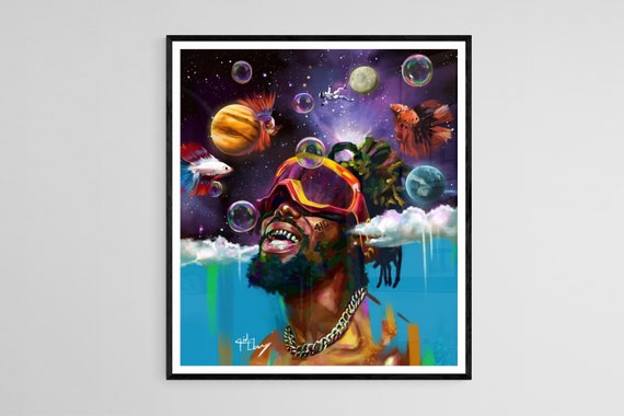 Visionary — Afrofuturist Canvas Wall Art Print | Black Art