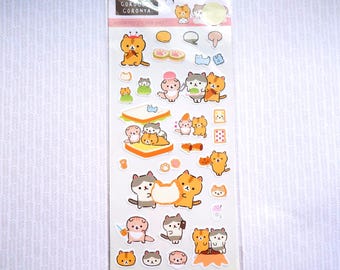 Coro Coro Coronya Assorted Sticker/ Japanese Cute Cat Sticker/ Bread Cat Sticker