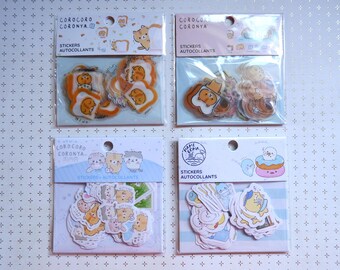 San-X Corocoro Coronya/ Mamegoma/ 40pcs clear stickers set