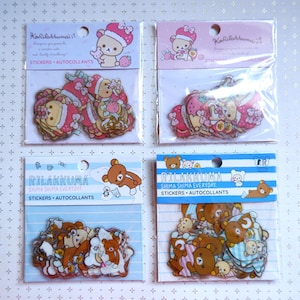 San-X Rilakkuma 40pcs clear stickers set
