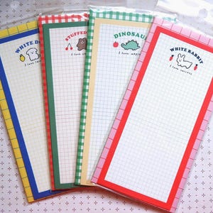 Cute Letter & Envelope Set/ dog/ bear/ dinosaur/ rabbit