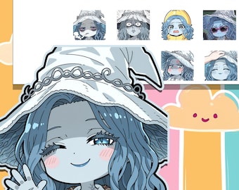 Raiden Shogun Emotes: Kawaii Chibi Emoji for Twitch & Discord - Etsy