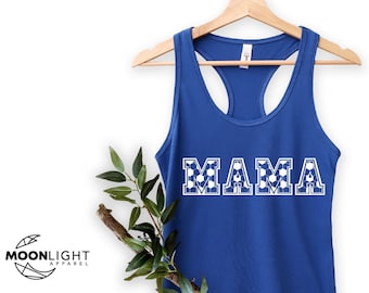 Soccer Mama Tank, Camisa de mamá de fútbol para el Día de la Madre, Regalos para mamá, Lindo regalo de mamá para el Día de las Madres, Camiseta de mamá, Camiseta sin mangas del Día de las Madres