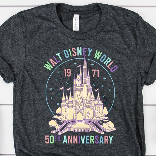 Magic Kingdom Disney World 50th Anniversary T-shirt, 1971-2021 DW 50th Anniversary Shirt, WDW Shirt, Magic Kingdom Shirt, Disneyland Shirt