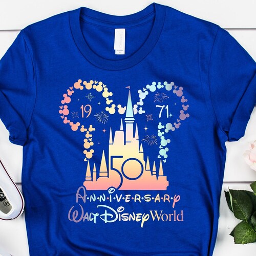 Magic Kingdom Disney World 50th Anniversary T-shirt, 1971-2021 DW 50th Anniversary Shirt, WDW Shirt, Magic Kingdom Shirt, Disneyland Shirt