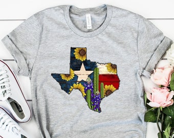 Texas Flag Shirt - Etsy