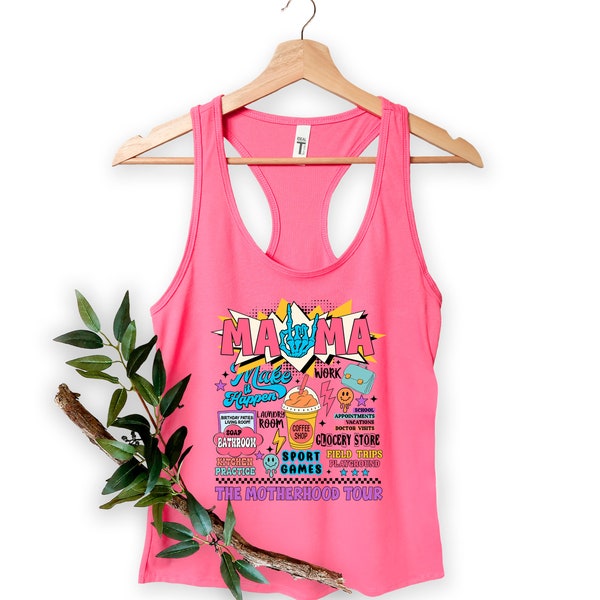 Mama Tour Tank Top, The Motherhood Tour Tank Top, Make it Happen, Mothers Day Gift, Rocker Mama Tank Top, Rocker Mom Tank Top,Funny Mama Tee