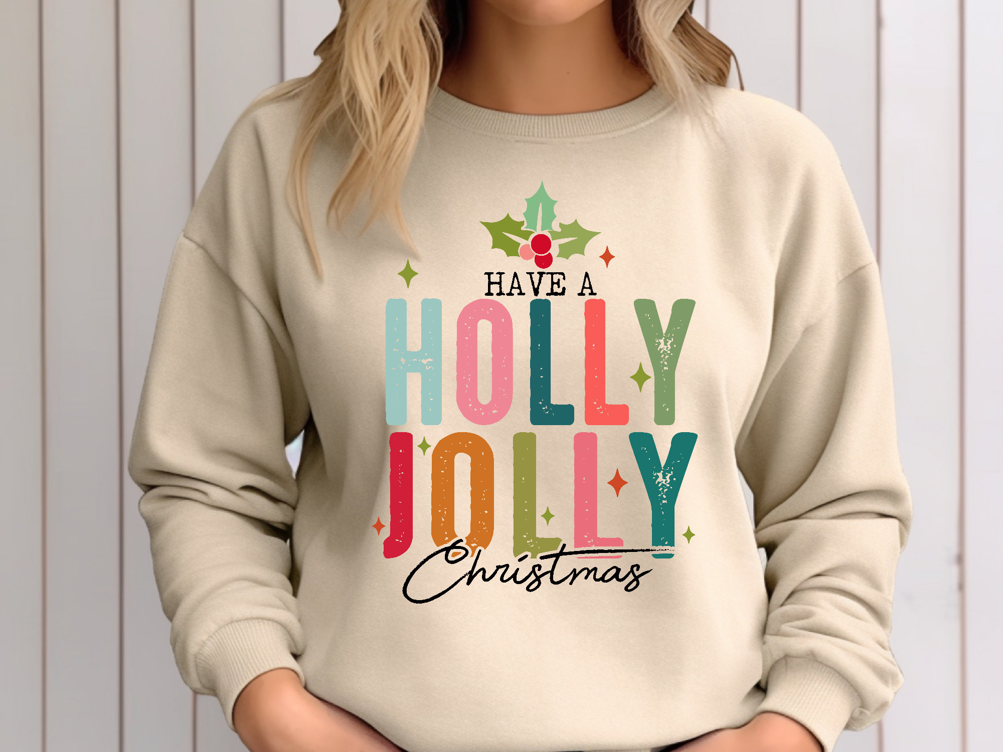 Holly christmas jumpers discount