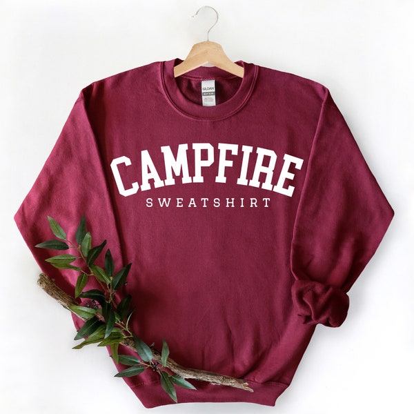 Campfire Sweatshirt, Outdoor Sweatshirt, Unisex Sweatshirt, Graphic Sweatshirt, Camping, Hiking, Bonfire Sweatshirt, Outdoorsy Sweatshirt