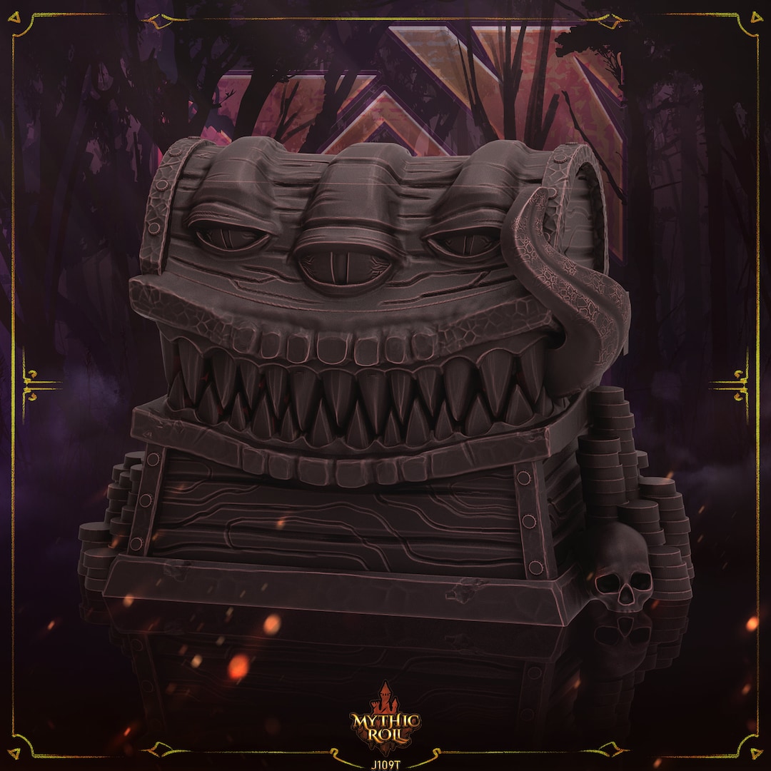 Fearsome Mimic Dice Box From Mythic Roll Dice Towers and Dice Boxes by ...