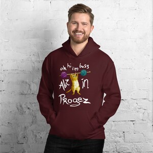 Abz in Progez Unisex Hoodie Maroon