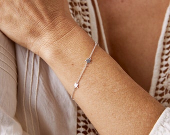 Naples Star Bracelet 925 Sterling Silver Anniversary Gift Love Valentines Family Boho Jewellery Womens Ladies Gift Boxed Sun Moon Nature