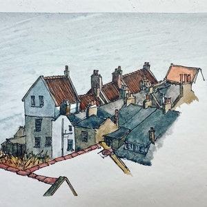 Rooftops of Robin&#39;s Hood Bay