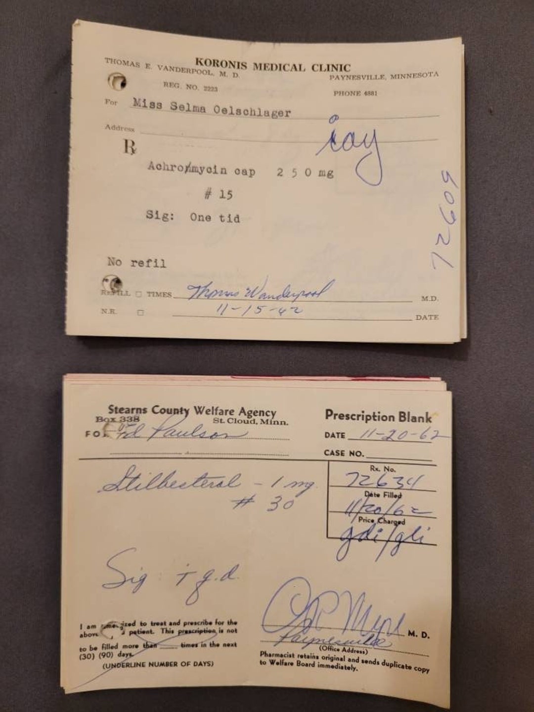 Vintage Handwritten Rx Bundle - Etsy