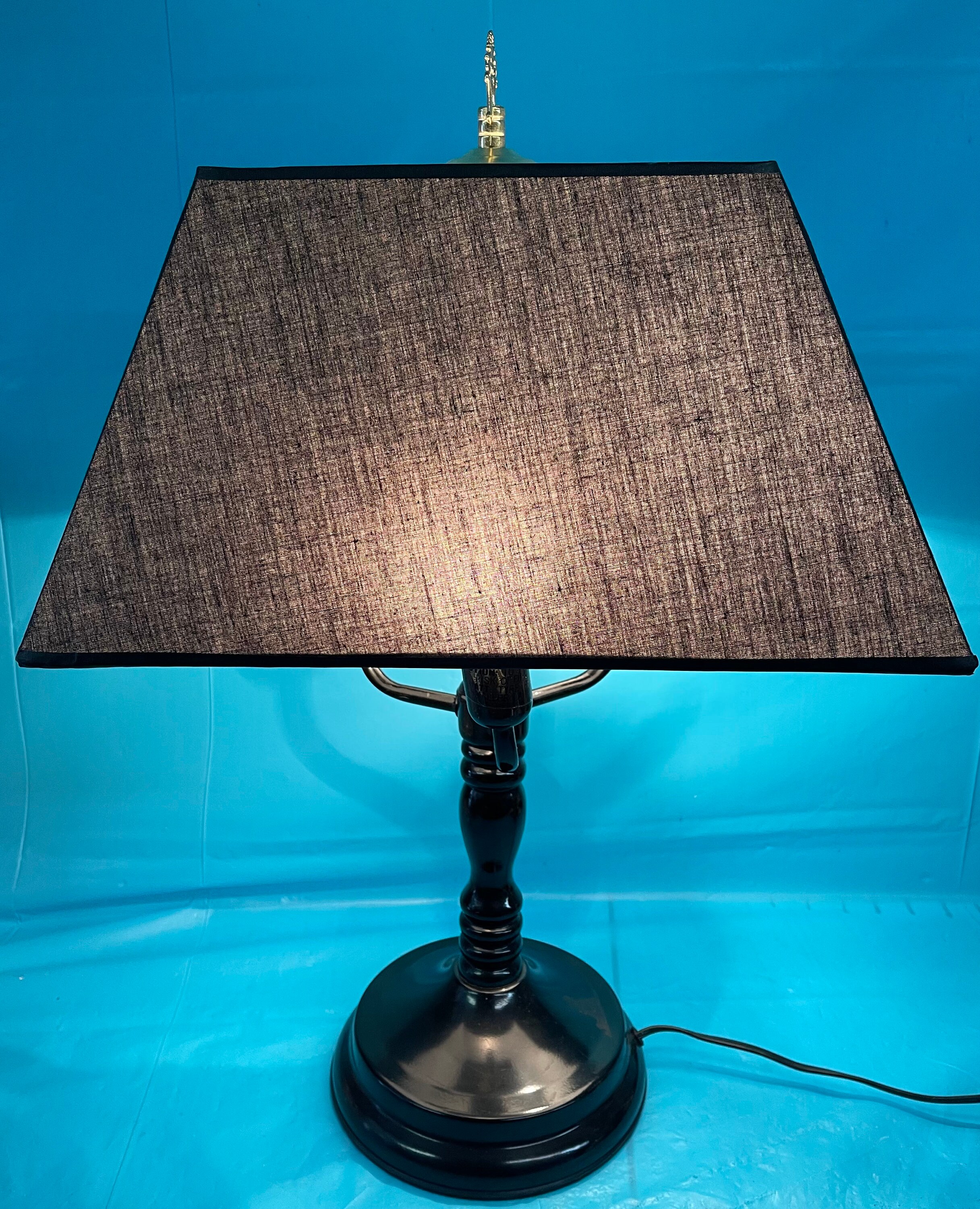 Touch on table lamp with Black  base/Black Shade