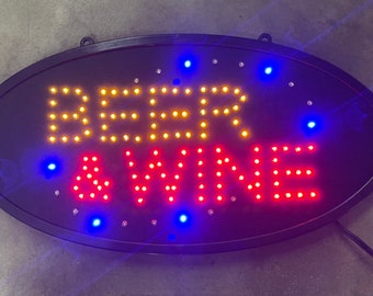 Wine Led Sign - Etsy