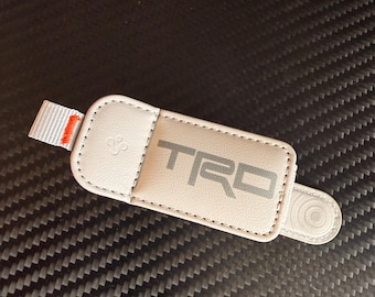 Toyota TRD Magnetic Sunglass Holder Clips, Faux Leather 2-Pack Tacoma 4Runner Tundra