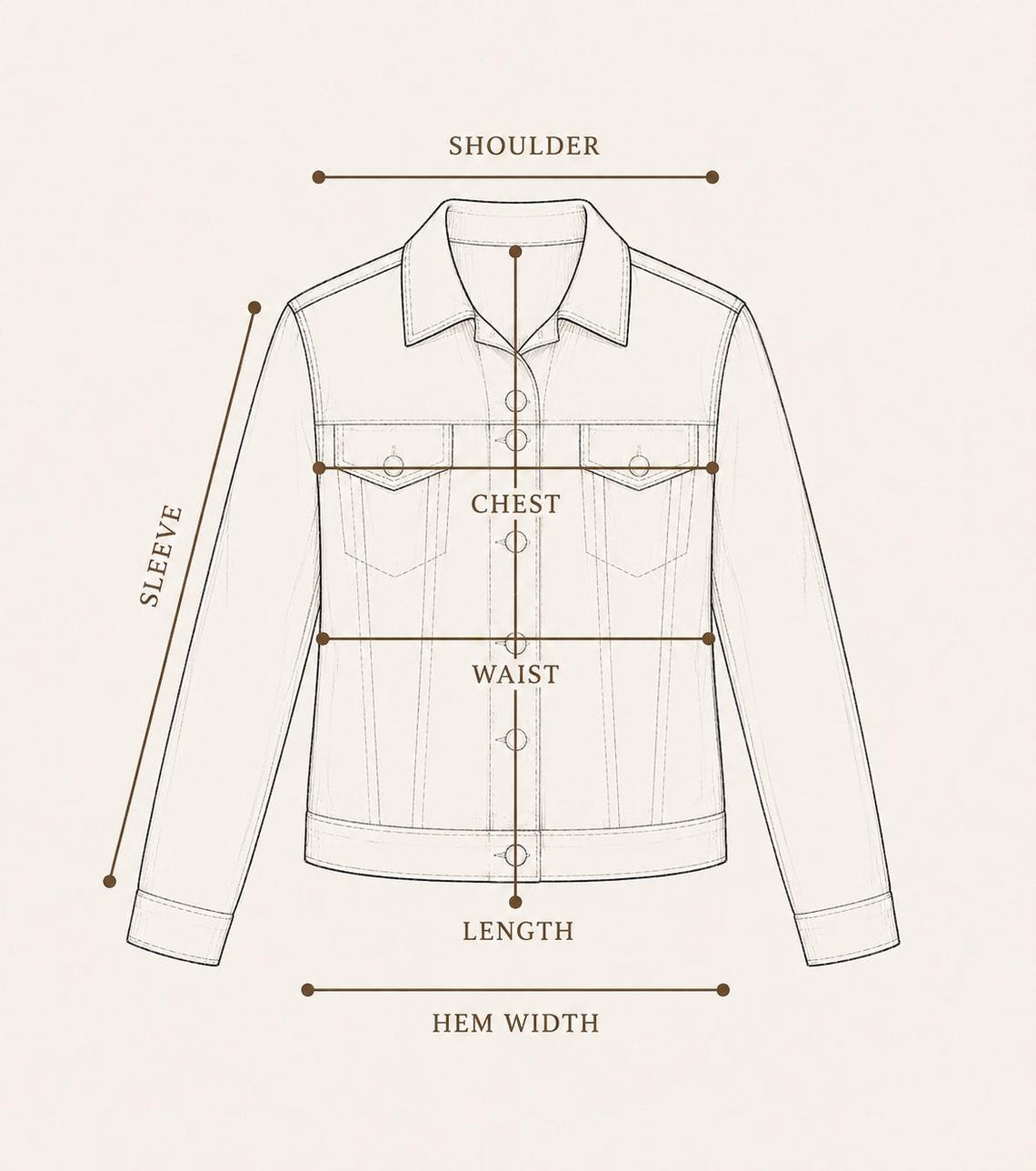 Polka Vintage Blazer Brown White Jacket, foto 4 di 5