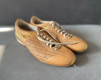 Zapatillas de cuero vintage Alberto Guardiani, EU40