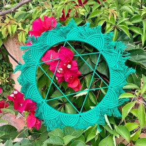 Anahata Chakra| Handmade Macrame Wall Hanging | Yoga Decor | Meditation Studio | Boho Wall Decor | Heart Chakra | Dreamcatcher | Home Decor