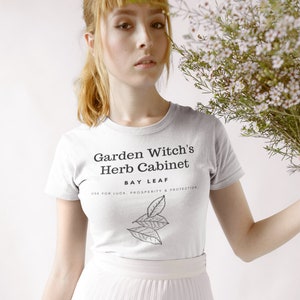 Unisex Jersey Short Sleeve Tee Garden Witch's Herb Cabinet Peace Lavender Love Kitchen Witch Protection Green Witch