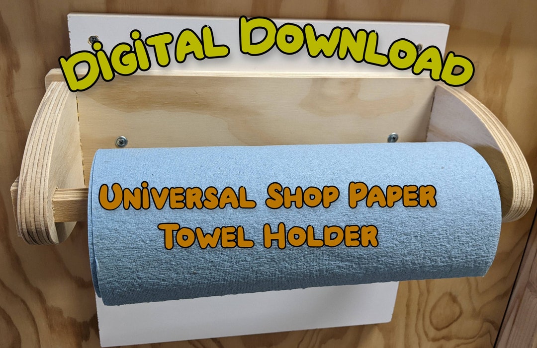 DIGITAL CNC FILE Workshop Paper Towel Holder Shop Towel Organizer Paper Towel Dispenser Etsy