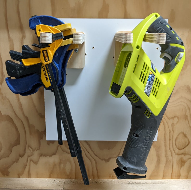 DIGITAL CNC FILES Tool Wall Hanger, Tool Wall Mount, Power Tool Hanger