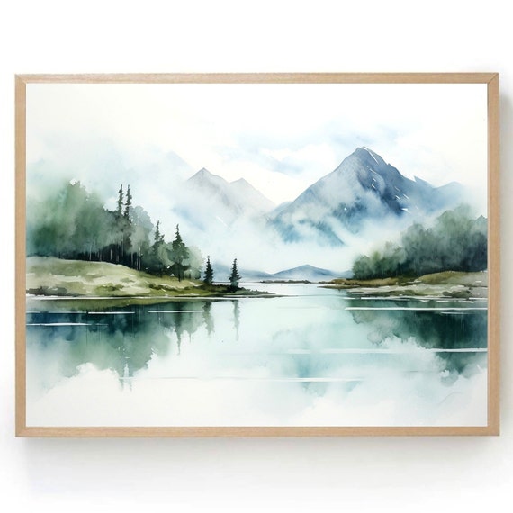 Snow Mountains Canvas Art