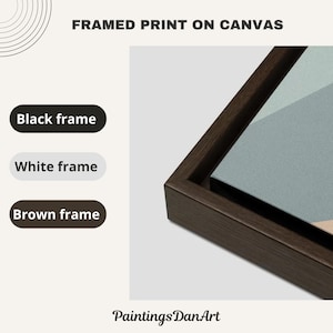 Framed Canvas for Any Print of Your Choice