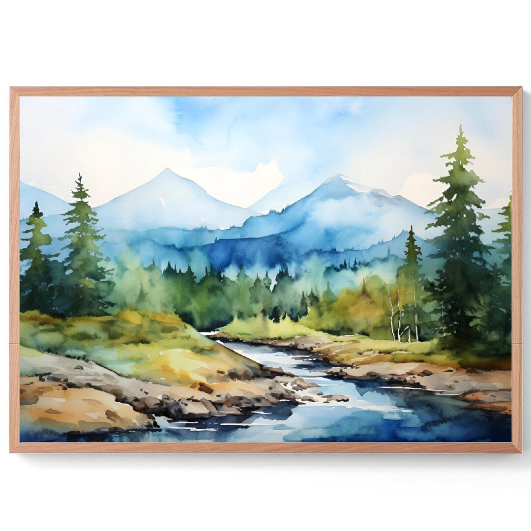 Appalachian Mountains Virginia Wall Art Print, Virginia Landscape