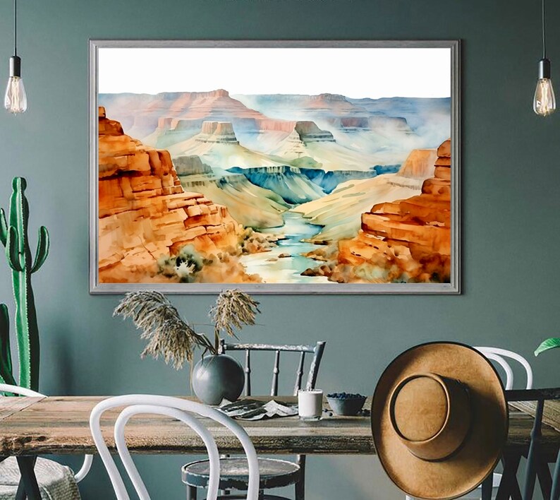 A closer look at Canyon Wall Art For Sale