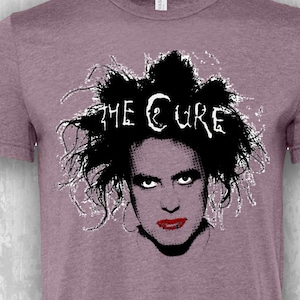 The Cure t shirt, Retro 80s, Robert Smith Shirt, Goth Rock Shirt, New Wave Punk, Post Punk Era, Rock Bands Shirt, 80s Rock Band Shirt