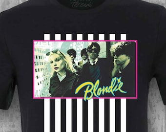 Blondie-shirt, retro jaren 80-shirt, new wave, punkrock T-shirt, MTV-shirt, hiphop-T-shirt, Deborah Harry-shirt throwback, fashion shirt