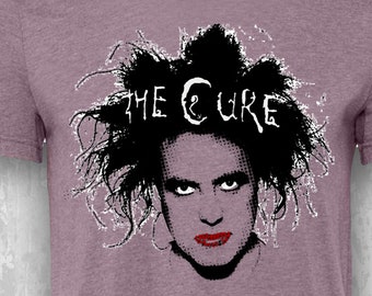 The Cure T Shirt, Retro 80s, Robert Smith Shirt, Goth Rock Shirt