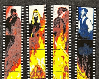Talking Heads T-shirt, Burning Down the House, shirt jaren 80-klassieke rock, retro T-shirt, shirt new wave muziek, T-shirt David Byrne