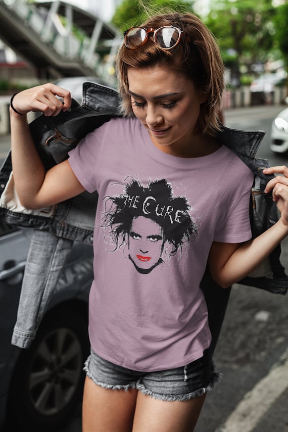 The Cure T Shirt, Retro 80s, Robert Smith Shirt, Goth Rock Shirt