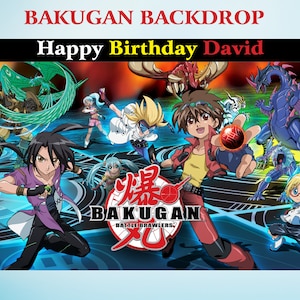 Bakugan Backdrop,  Bakugan party, Bakugan birthday – Printable
