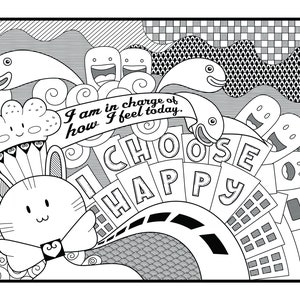 10. pg Positive Affirmations Coloring Pages