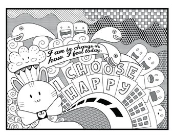 10. pag Positieve Affirmaties Kleurplaten