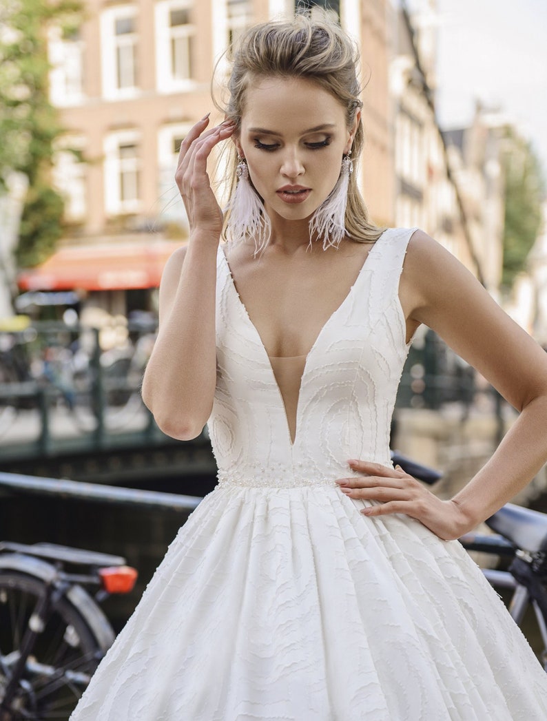 Romantic Dress Ball Gown Dress A-line Dress Simple Wedding - Etsy