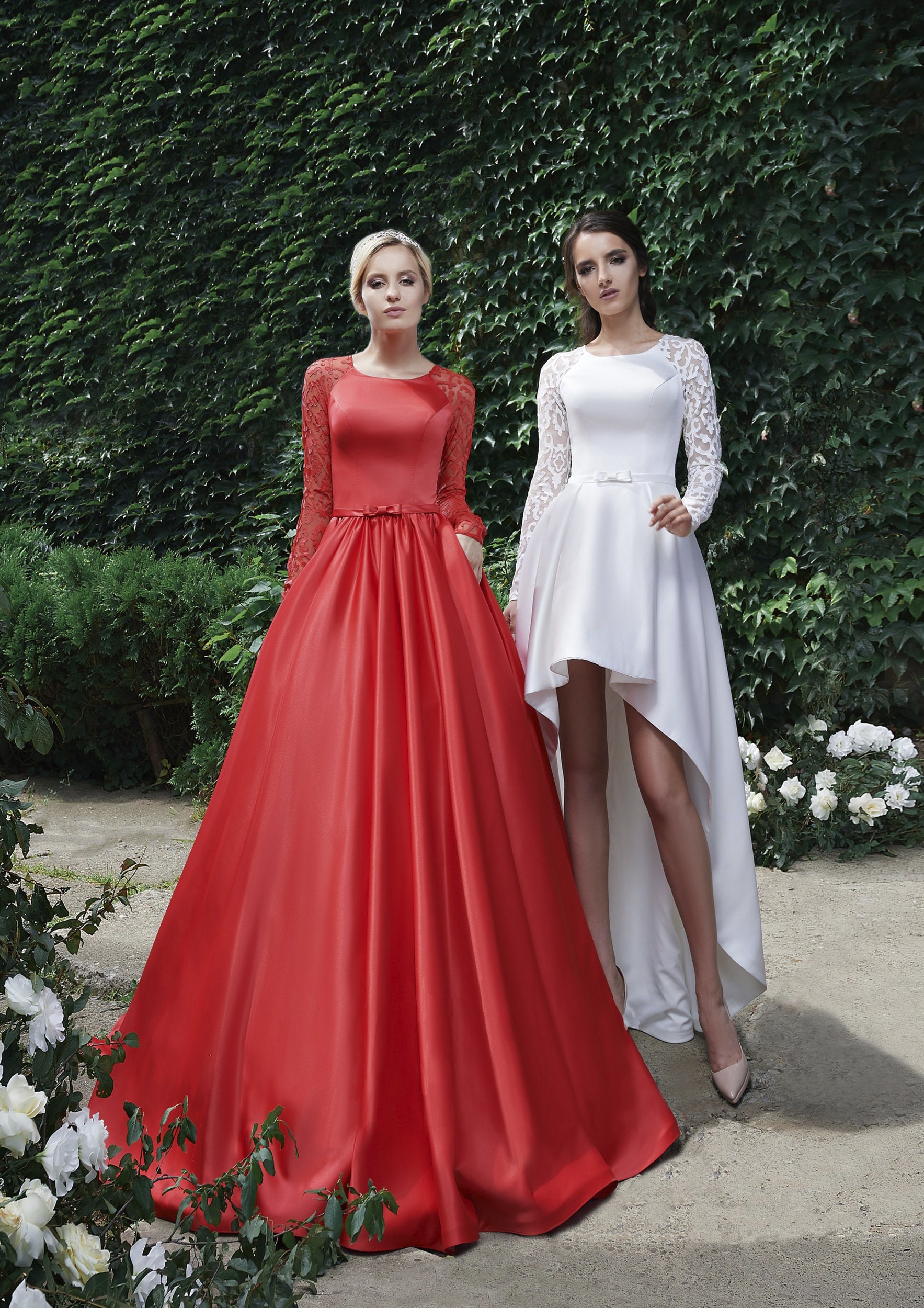 Modest Ball Gown Formal Occasion Dress With Long Sleeves M1927 | Prom  dresses long with sleeves, Prom dresses with sleeves, Long sleeve ball gowns