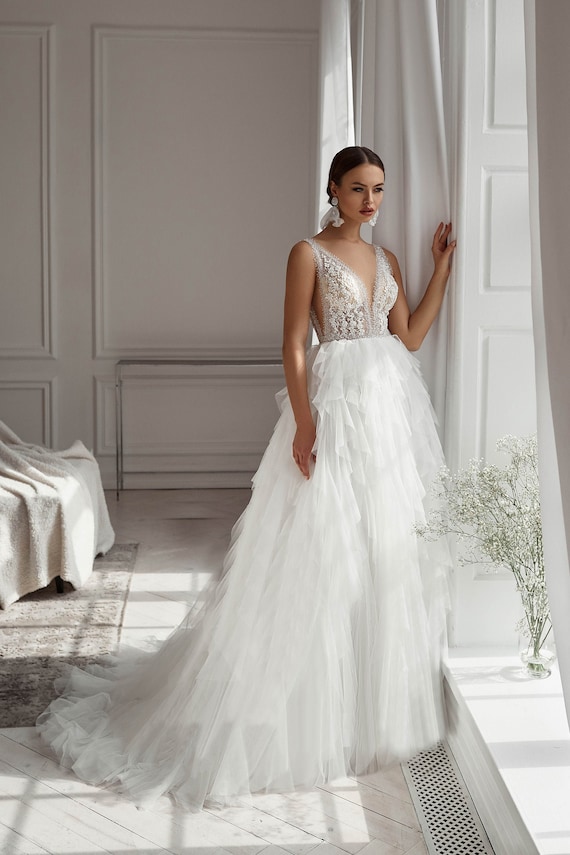 Abito da hotsell sposa con perle