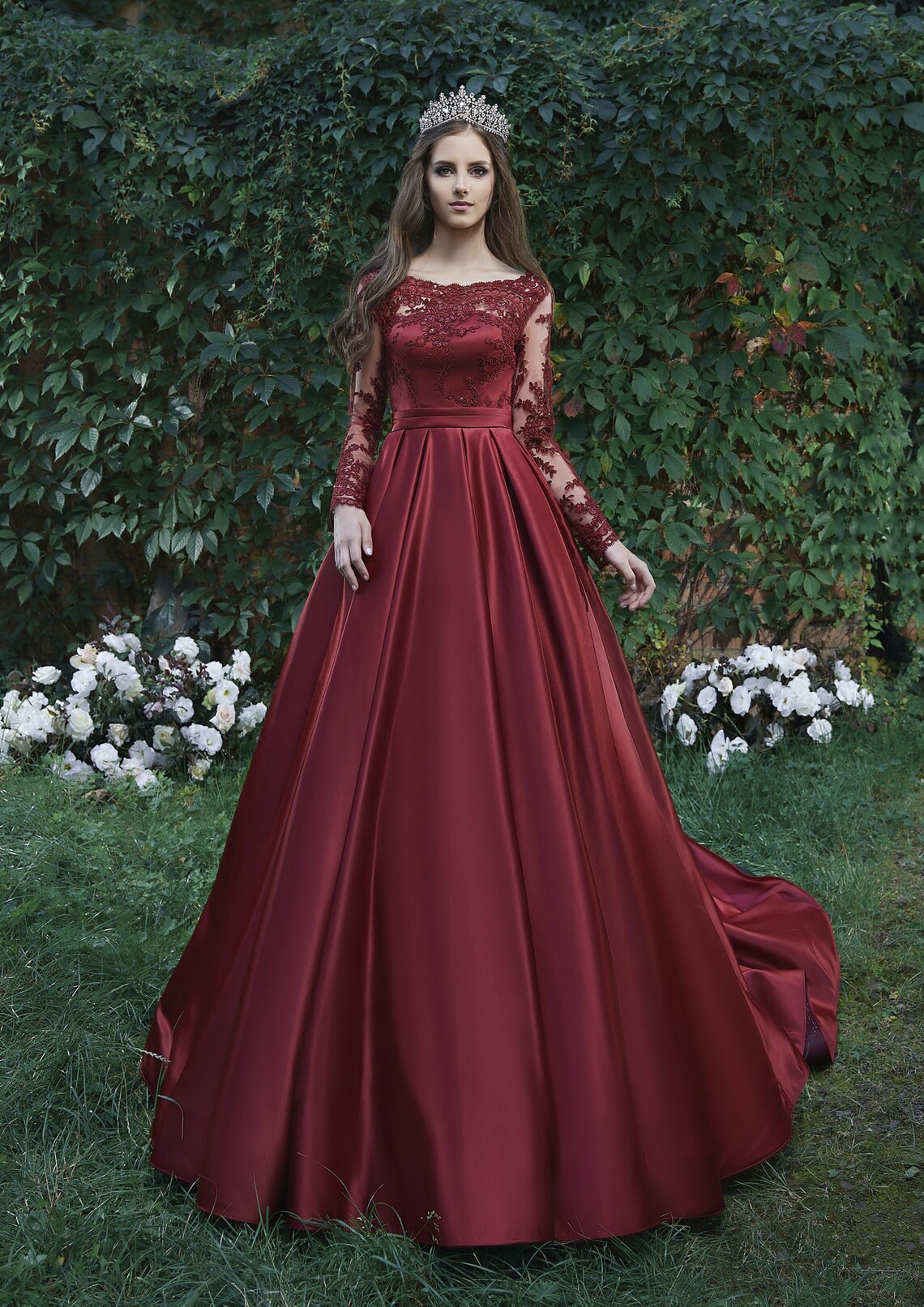 Elegant Long Dress A-line Evening Dress Prom Dress Satin - Etsy