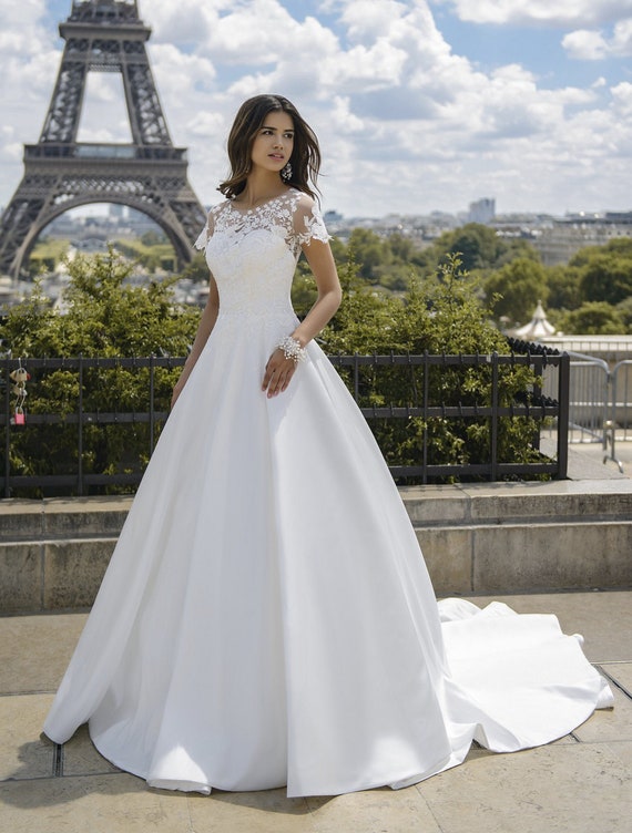 classic simple wedding dresses